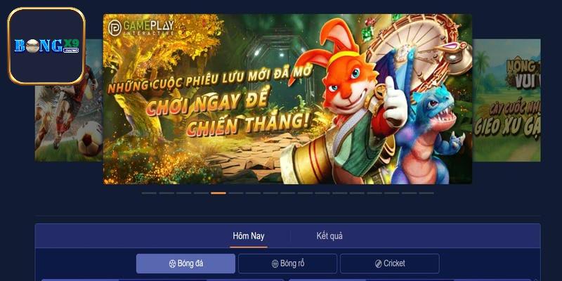 Cá cược tại Bongx9 vô cùng nhanh chóng, ổn định