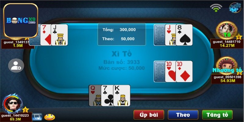 Hướng dẫn luật Xì Tố online cho tân thủ